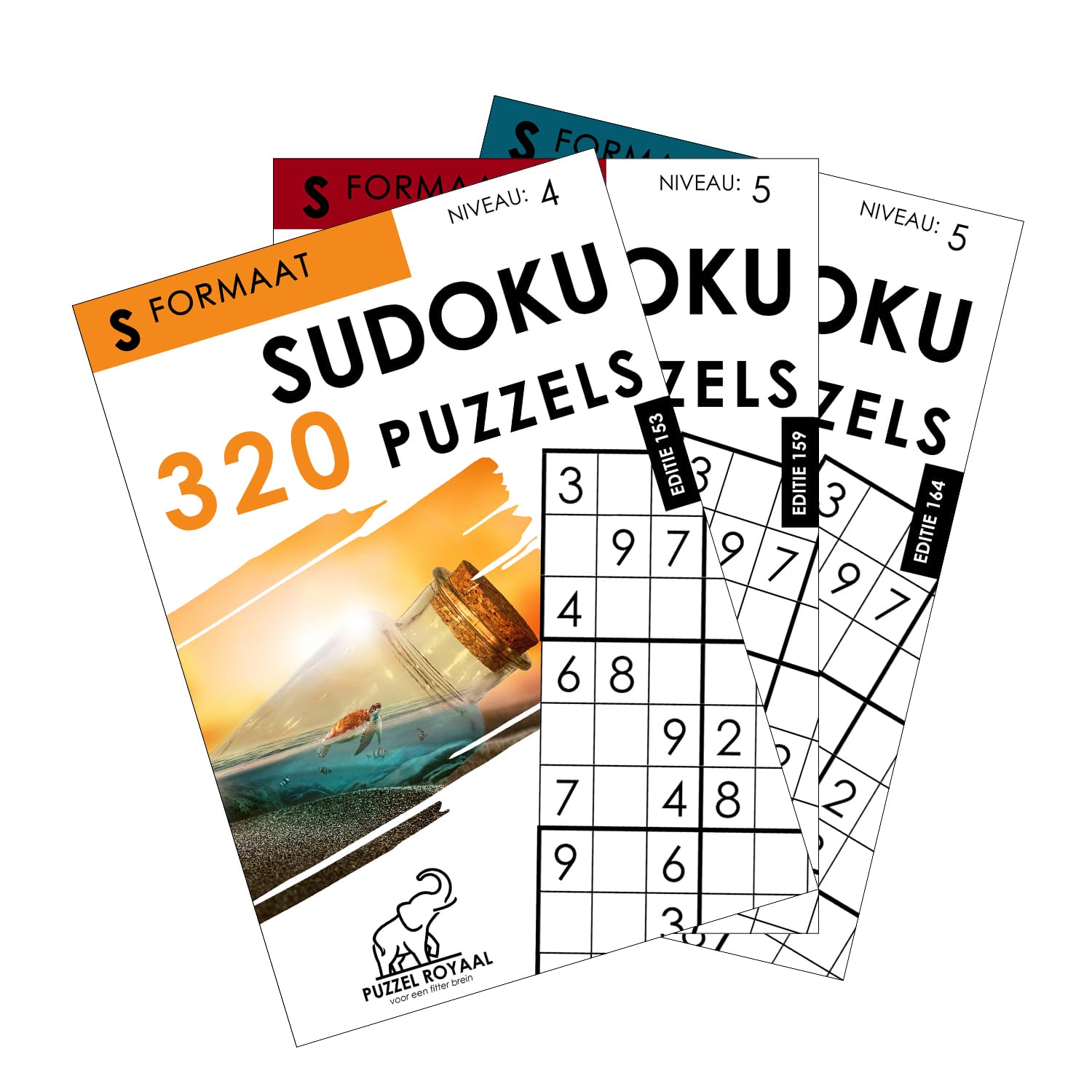 Sudoku Puzzelboek Set - 153-159-169